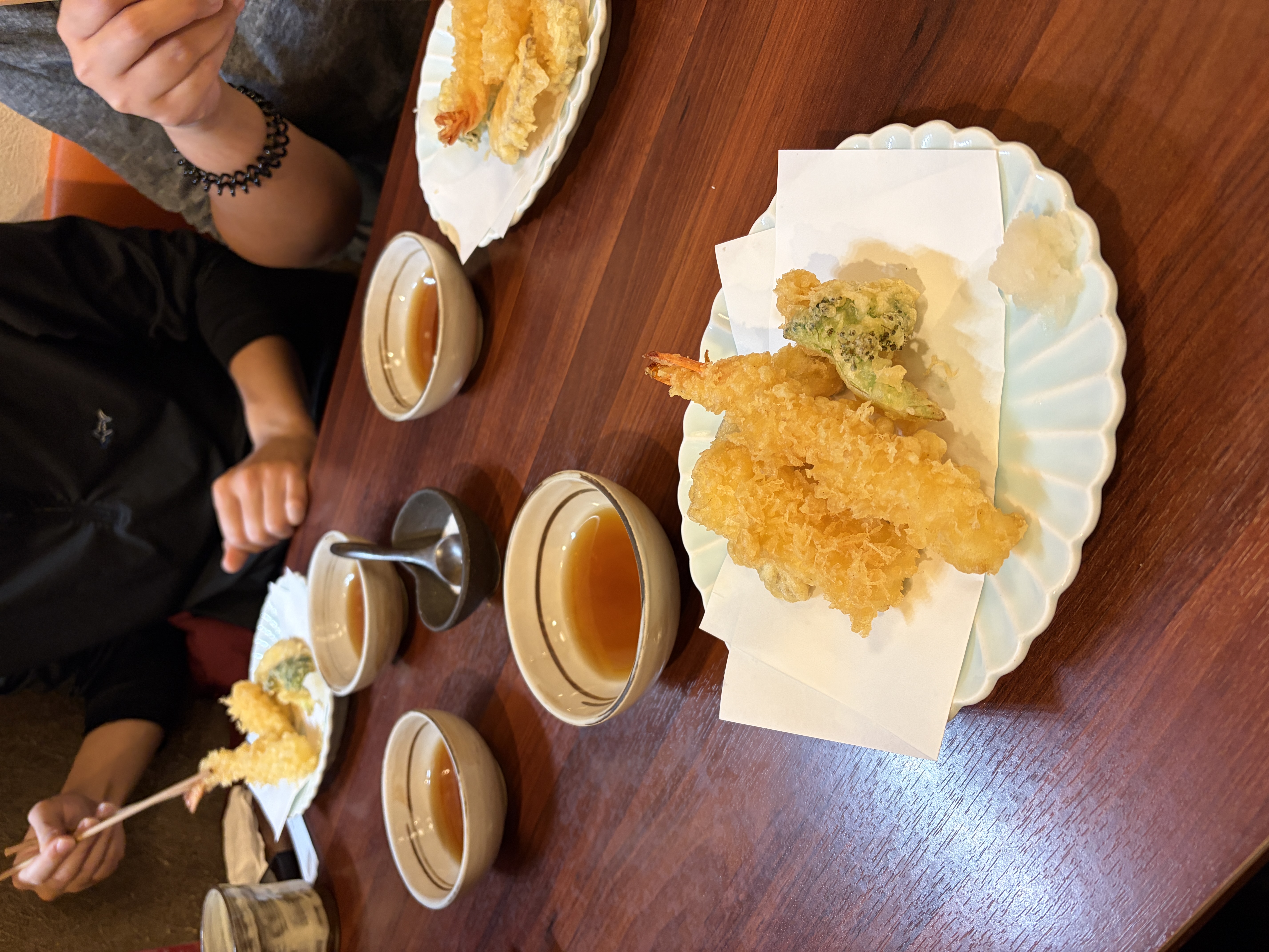 Tempura lunch in Tokyo