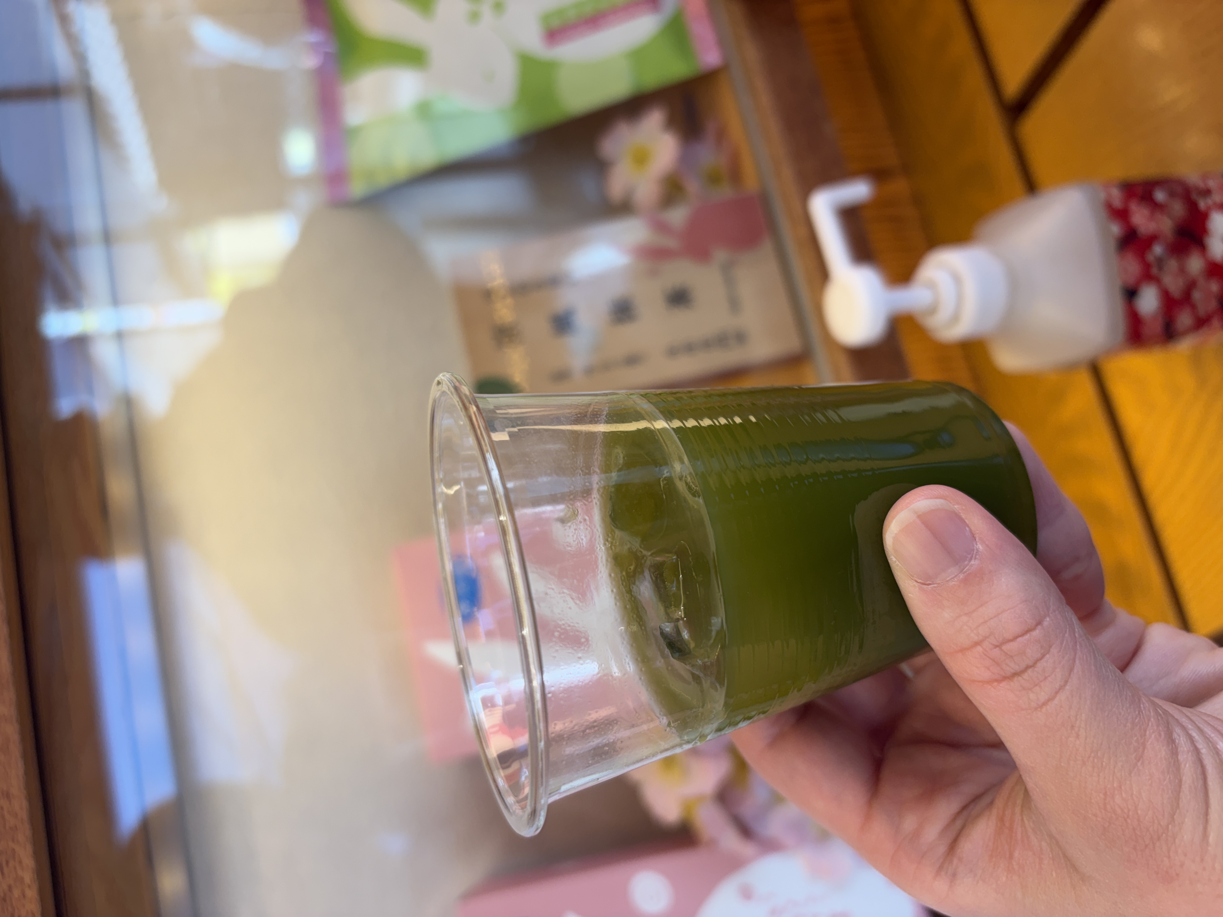 Matcha drink in Asakusa